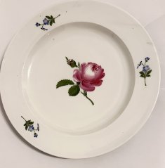 Porcelánový talíř Růže Míšeň