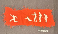 Dánské tričko s potiskem Zombies