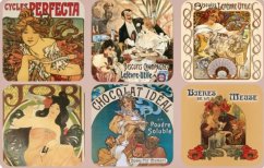 Korkové podtácky Alfons Mucha