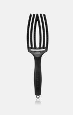 Hřeben Olivia Garden Fingerbrush Boar and nylon černý