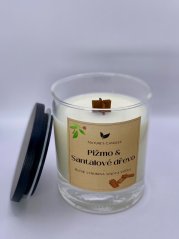 Sójová svíčka - Pižmo & Santalové dřevo