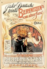 Plechová cedule Berentzen's Cognac