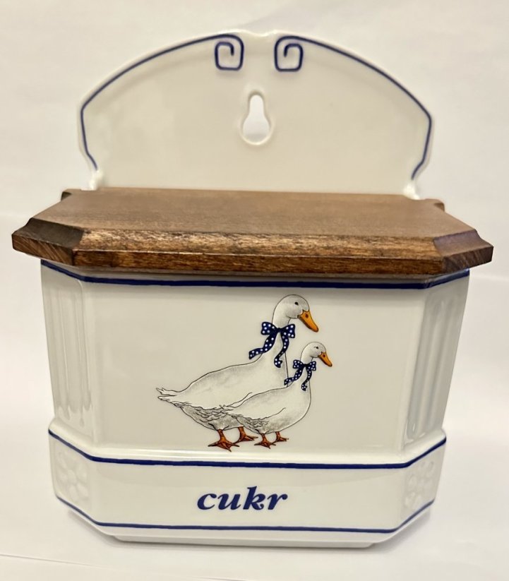 Porcelánová slánka Husičky Cukr