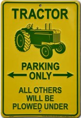 Plechová cedule Tractor