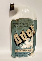 Skleněná lahvička ústní voda ODOL rarita