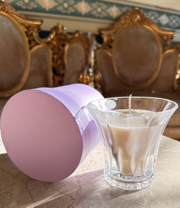 Sójová  luxusní svíčka v dárkové krabičce Fleur de Euphoria inspirovaná ikonickou vůní