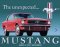 Plechová cedule Ford Mustang The unexpected bombír