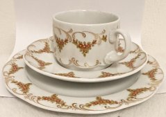 Porcelánová snídaňová sada Rosenthal Květinky