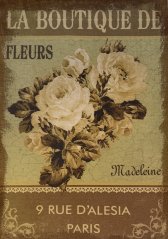 Maxi obraz na zeď La Boutique de Fleurs poškozeno