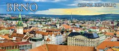 Magnet na lednici Brno panorama