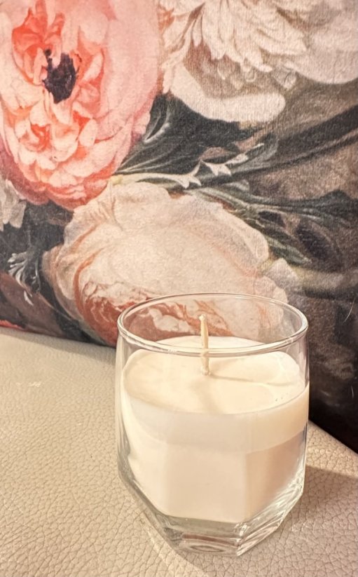 Sójová svíčka přírodní - Uklidním se - na světě je přece krásně 150g