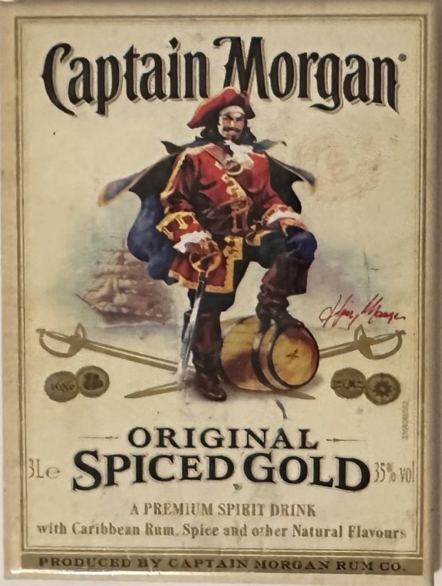 Magnet na ledničku Captain Morgan