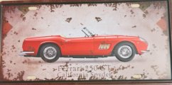 Plechová cedule SPZ Ferrari 250 GT