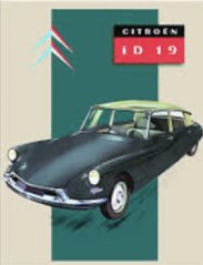 Plechová cedule Citroen ID 19