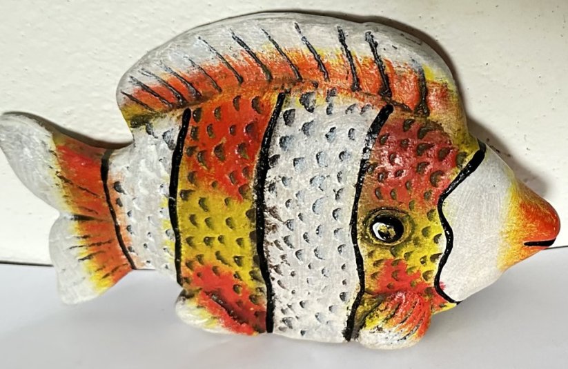 Keramická akvarijní rybka color