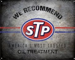 Plechová cedule STP oil treatment