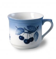Porcelánový hrnek Modré třešně vařák