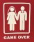 Pánské tričko s potiskem Game over