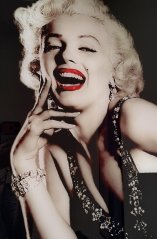 Skleněný obraz Marilyn Monroe sexy vadné zboží