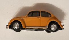 Kovový magnet na lednici  Volkswagen Bulli oranžový