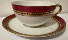 Starožitný porcelánový šálek Bordó Rosenthal