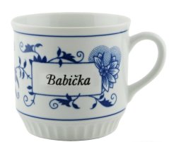 Porcelánový hrnek Cibulák Babička