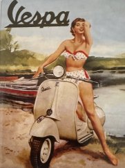 Magnet na ledničku Vespa