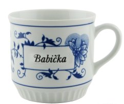 Porcelánový hrnek Cibulák Babička