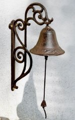 Litinový  zvonek Klasik velký