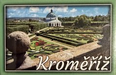 Magnet na lednici Kroměříž Květná zahrada