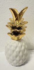Porcelánový ananas Gold