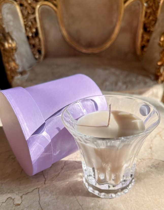 Sójová  luxusní svíčka v dárkové krabičce Fleur de Euphoria inspirovaná ikonickou vůní