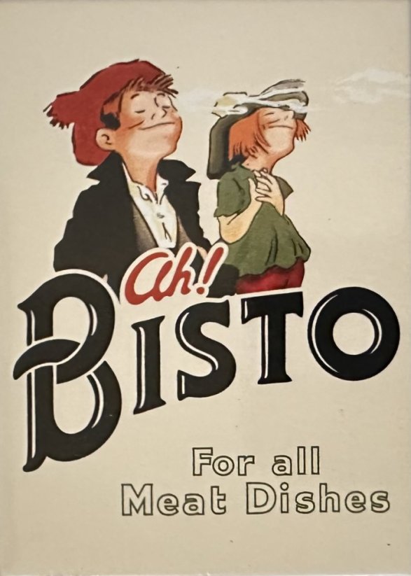 Magnet na ledničku Ah Bisto for Meat Disches  retro reklama