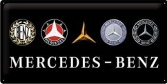 Plechová cedule Mercedes - Benz znaky