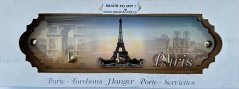 Kovový věšák Paris