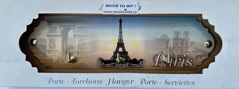 Kovový věšák Paris